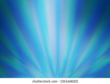 Light BLUE vector blurred bright pattern. Glitter abstract illustration with an elegant design. Brand new design for your business.