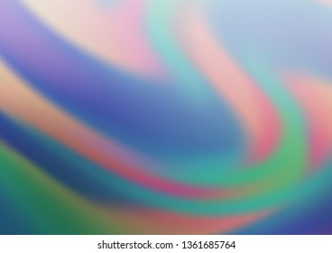 Light BLUE vector blurred bright template. An elegant bright illustration with gradient. The template for backgrounds of cell phones.