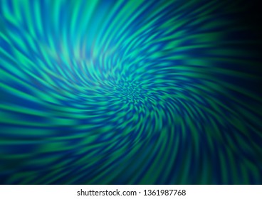 Light BLUE vector blurred bright template. Glitter abstract illustration with an elegant design. The template can be used for your brand book.