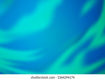 Light BLUE vector blurred bright pattern. Modern geometrical abstract illustration with gradient. The elegant pattern for brand book.