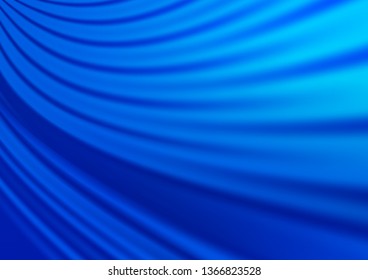 Light BLUE vector blurred bright background. A completely new color illustration in a bokeh style. A completely new template for your design.