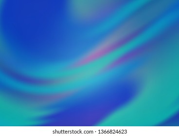 Light BLUE vector blurred bright pattern. Colorful abstract illustration with gradient. The elegant pattern for brand book.