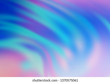 Light BLUE vector blurred bright pattern. Colorful illustration in abstract style with gradient. The background for your creative designs.