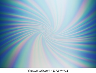Light BLUE vector blurred bright pattern. Glitter abstract illustration with an elegant design. Brand new design for your business.