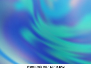 Light BLUE vector blurred bright template. Colorful illustration in blurry style with gradient. The template for backgrounds of cell phones.