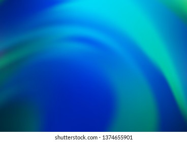 Light BLUE vector blurred bright background. A completely new color illustration in a bokeh style. The template can be used for your brand book.