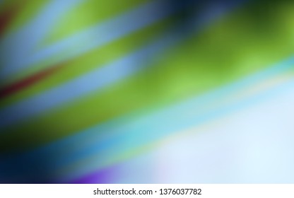 Light BLUE vector blurred bright template. New colored illustration in blur style with gradient. New way of your design.