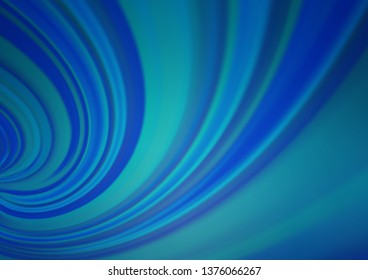 Light BLUE vector blurred bright pattern. Creative illustration in halftone style with gradient. A completely new template for your design.
