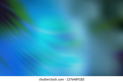 Light BLUE vector blurred bright template. An elegant bright illustration with gradient. The best blurred design for your business.