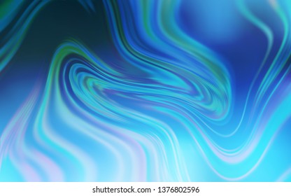 Light BLUE vector blurred bright pattern. Colorful illustration in abstract style with gradient. Background for a cell phone.