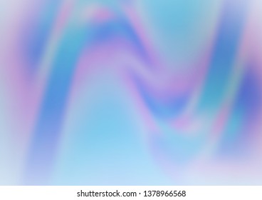 Light BLUE vector blurred bright background. Colorful abstract illustration with gradient. The elegant pattern for brand book.
