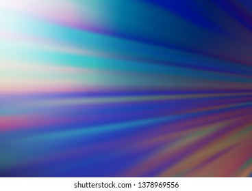 Light BLUE vector blurred bright background. Modern geometrical abstract illustration with gradient. A completely new template for your design.