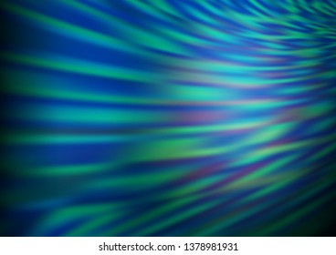 Light BLUE vector blurred bright template. Colorful illustration in abstract style with gradient. The template can be used for your brand book.