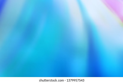 Light BLUE vector blurred bright template. Modern abstract illustration with gradient. Background for designs.