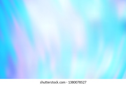 Light BLUE vector blurred bright template. Colorful abstract illustration with gradient. Background for a cell phone.