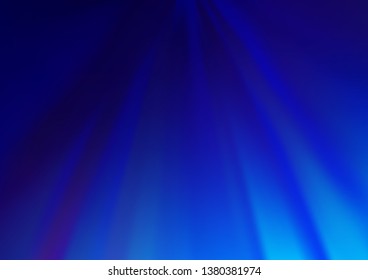 Light BLUE vector blurred bright template. A completely new color illustration in a bokeh style. The blurred design can be used for your web site.
