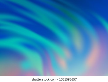 Light BLUE vector blurred bright template. A vague abstract illustration with gradient. A new texture for your design.