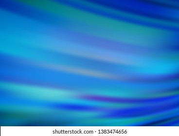 Light BLUE vector blurred bright background. Colorful illustration in abstract style with gradient. The template can be used for your brand book.