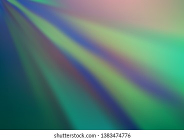 Light BLUE vector blurred bright background. A completely new color illustration in a bokeh style. Brand new design for your business.