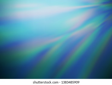 Light BLUE vector blurred bright template. Glitter abstract illustration with an elegant design. The template for backgrounds of cell phones.