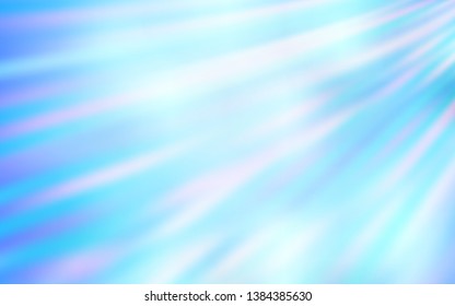 Light BLUE vector blurred bright template. Modern abstract illustration with gradient. Background for designs.