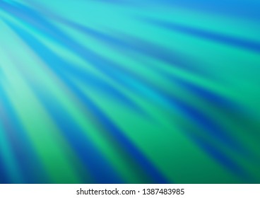 Light BLUE vector blurred bright template. An elegant bright illustration with gradient. A new texture for your design.