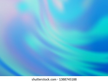 Light BLUE vector blurred bright pattern. Colorful illustration in blurry style with gradient. The best blurred design for your business.