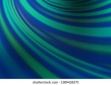 Light BLUE vector blurred bright template. Modern geometrical abstract illustration with gradient. The template for backgrounds of cell phones.