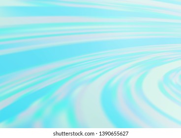 Light BLUE vector blurred bright template. A completely new color illustration in a bokeh style. A completely new design for your business.