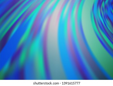 Light BLUE vector blurred bright template. Modern geometrical abstract illustration with gradient. The background for your creative designs.