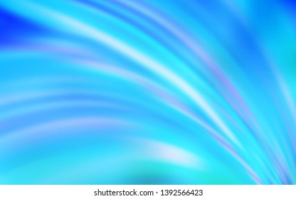 Light BLUE vector blurred bright texture. Glitter abstract illustration with gradient design. The best blurred design for your business.