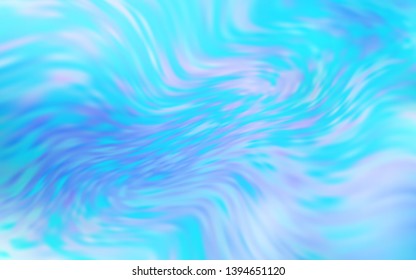 Light BLUE vector blurred bright template. An elegant bright illustration with gradient. Background for a cell phone.