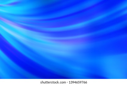 Light BLUE vector blurred bright pattern. Modern abstract illustration with gradient. Blurred design for your web site.