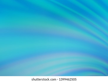 Light BLUE vector blurred bright template. An elegant bright illustration with gradient. A completely new template for your design.