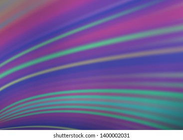 Light BLUE vector blurred bright template. Glitter abstract illustration with an elegant design. A completely new template for your design.