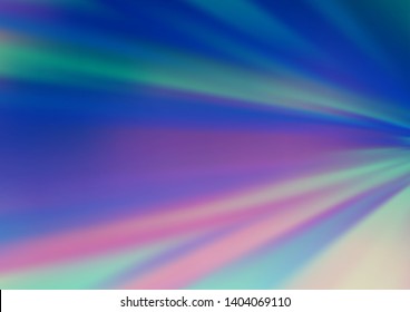 Light BLUE vector blurred bright background. A vague abstract illustration with gradient. The best blurred design for your business.
