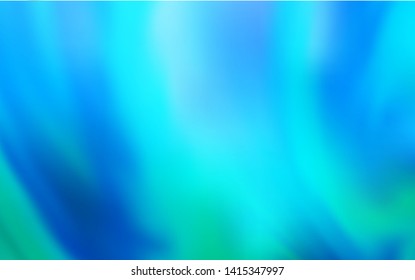 Light BLUE vector blurred bright template. Abstract colorful illustration with gradient. Elegant background for a brand book.
