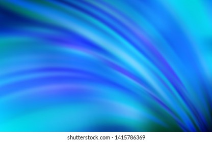 Light BLUE vector blurred bright template. Glitter abstract illustration with gradient design. New way of your design.