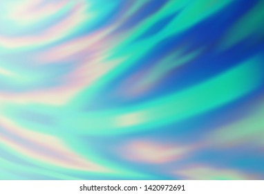 Light BLUE vector blurred bright template. An elegant bright illustration with gradient. New way of your design.