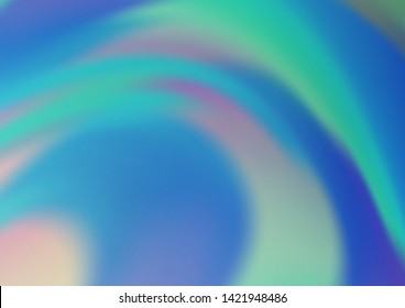 Light BLUE vector blurred bright background. Colorful illustration in blurry style with gradient. A completely new design for your business.