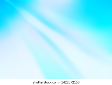 Light BLUE vector blurred bright pattern. A completely new color illustration in a bokeh style. A completely new design for your business.