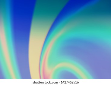 Light BLUE vector blurred bright template. A vague abstract illustration with gradient. The blurred design can be used for your web site.