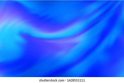 Light BLUE vector blurred bright pattern. Glitter abstract illustration with gradient design. The best blurred design for your business.