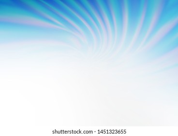 Light BLUE vector blurred bright background. An elegant bright illustration with gradient. A completely new template for your design.