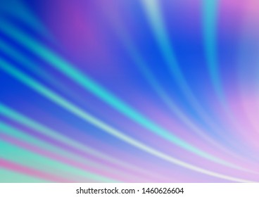 Light BLUE vector blurred bright background. An elegant bright illustration with gradient. The template can be used for your brand book.