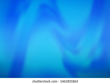 Light BLUE vector blurred bright template. Creative illustration in halftone style with gradient. The elegant pattern for brand book.