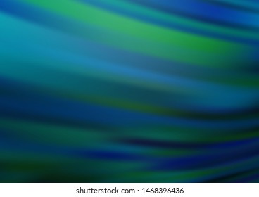 Light BLUE vector blurred bright template. Glitter abstract illustration with an elegant design. The template for backgrounds of cell phones.