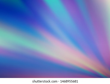 Light BLUE vector blurred bright background. A completely new color illustration in a blurred style. The best blurred design for your business.