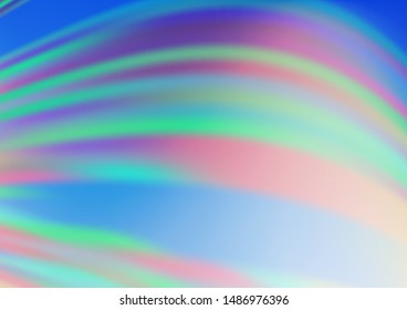 Light BLUE vector blurred bright pattern. Glitter abstract illustration with an elegant design. The background for your creative designs.