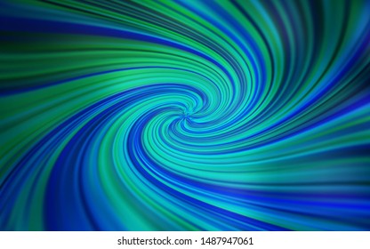 Light BLUE vector blurred bright pattern. A completely new colored illustration in blur style. New way of your design.